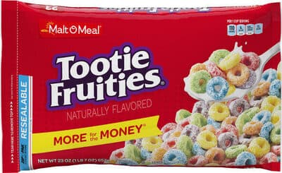 Tootie Fruities Cereal