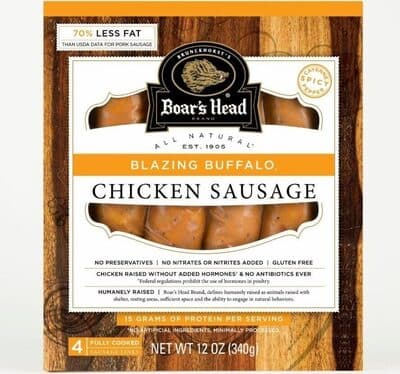 Boar's Head, Chicken Sausage, Blazing Buffalo