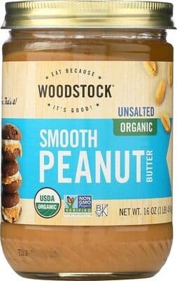 Organic Smooth & Unsalted Peanut Butter