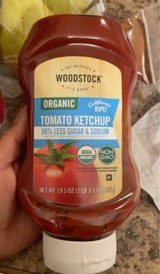 50% Less Sugar & Sodium Tomato Organic Ketchup