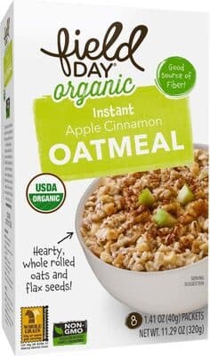 Apple Cinnamon Flavored Instant Oatmeal