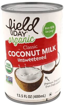 Coconut Unsweetened Light Organic Milk
