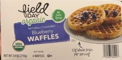 Blueberry Flavored Waffles