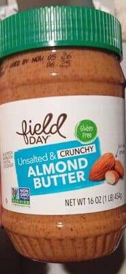 Unsalted & Crunchy Almond Butter