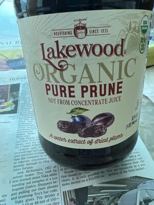 Pure Prune Fresh Pressed Juice A Water Of Dried Prunes