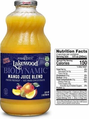 Organic Biodynamic Juice