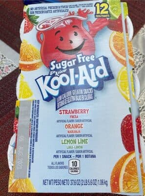 Strawberry, Orange, Lemon Lime Sugar Free Low Calorie Gelatin Snacks