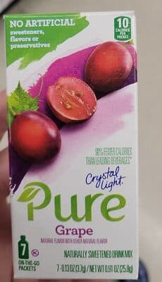 Grape Naturally Sweetened Drink Mix