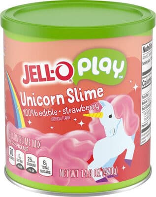 Strawberry Gelatin Unicorn Slime Mix