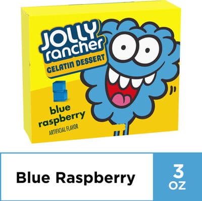 Blue Raspberry Gelatin Dessert