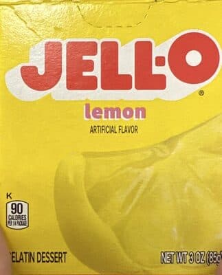 GELATIN DESSERT, LEMON