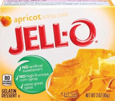 GELATIN DESSERT, APRICOT