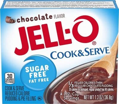 Chocolate Flavor Sugar Free Cook & Serve Reduced Calorie Pudding & Pie Filling