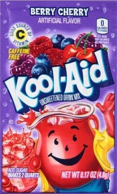 Berry Cherry Flavor Unsweetened Drink Mix