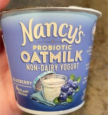 Blueberry Probiotic Oatmilk Non-Dairy Yogurt
