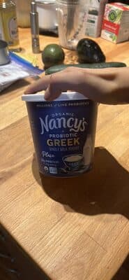 Plain Organic Greek Whole Milk Yogurt
