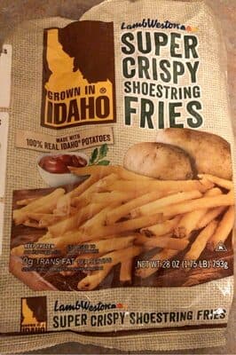Super crispy shoestring fries