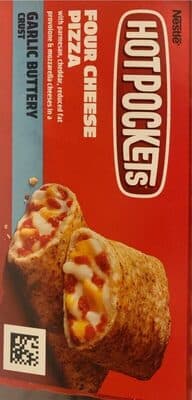 Four Cheese Pizza with Parmesan, Cheddar & Reduced Fat Provolone & Mozzarella Cheeses in a Garlic Buttery Crust Sandwiches