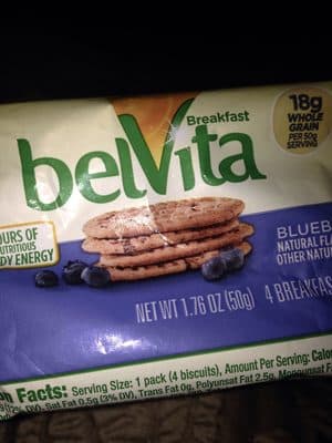 Nabisco Belvita Breakfast Snack Blueberry