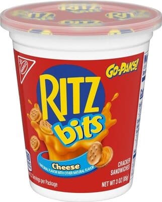 Cheese Flavored Cracker Sandwiches Bits