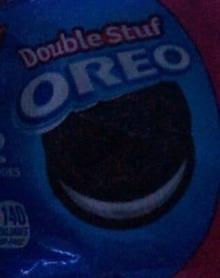Double stuf chocolate sandwich cookies