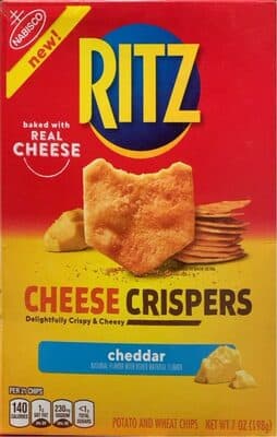Cheddar Flavor Cheese Crispers Potato and Wheat Chips