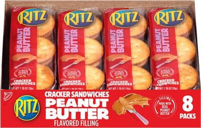 Peanut Butter Flavored Filling Cracker Sandwiches