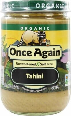 Unsweetened Creamy Tahini Only Sesame Seeds