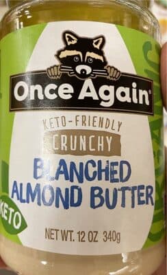 Keto-Friendly Crunchy Blanched Almond Butter
