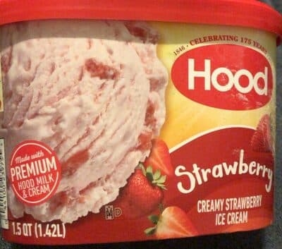Strawberry Creamy Strawberry Ice Cream With Real Strawberries