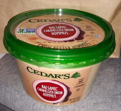Cedar's Hummus, Balsamic Caramelized Onion