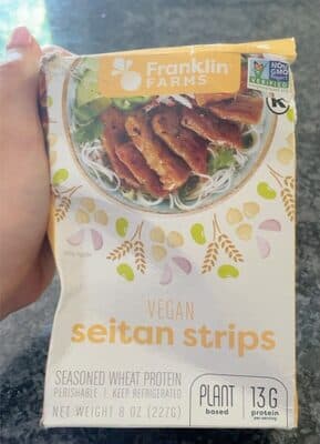 Seasoned Wheat Protein Vegan Seitan Strips