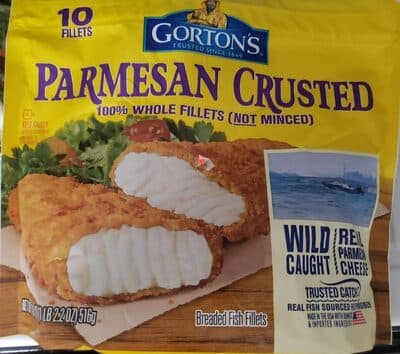 Parmesan Crusted Breaded Fish Fillets