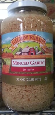 Minced Garlic in Water