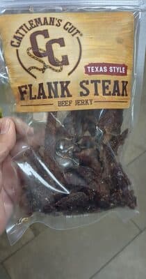 Texas Style Flank Steak Beef Jerky