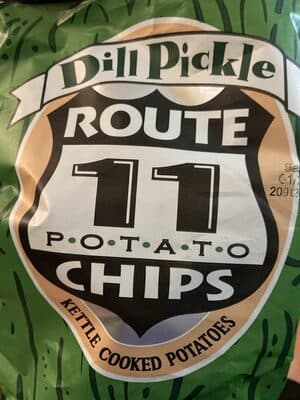 Route 11 Kettle-Cooked Potato Chips Dill Pickle