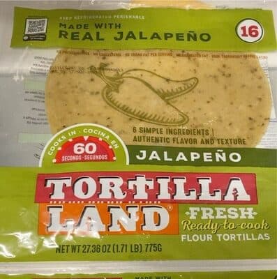 Jalapeno Flour Tortillas