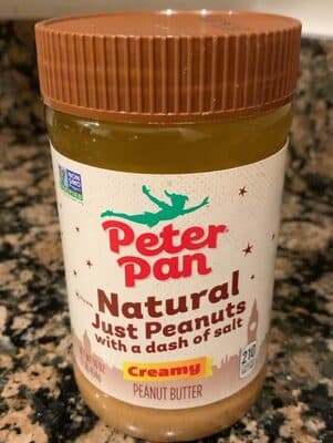 No Added Sugar Creamy Natural Peanut Butter