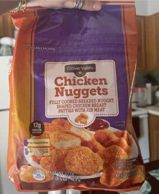 Chicken Nuggets Fully Cooked Breaded Nugget Shaped Chicken Breast Patties With Rib Meat