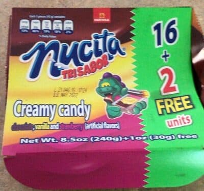 Chocolate, Vanilla and Strawberry Creamy Candy Trisabor