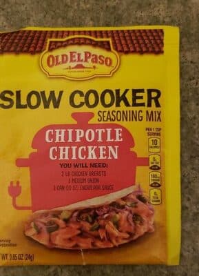 Old El Paso Chipotle Chicken Slow Cooker Seasoning Mix