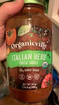 Organicville Italian Herb Pasta Sauce