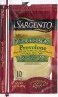 Sliced Reduced Fat Provolone Natural Cheese With Natural Smoke Flavor