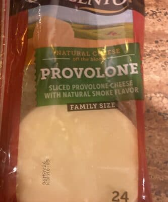 Sliced Provolone Natural Cheese With Natural Smoke Flavor