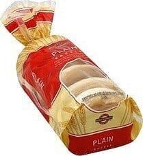 Plain Sliced Bagels