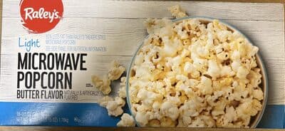 Light Butter Flavor Microwave Popcorn