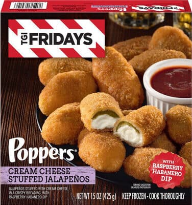 Jalapenos Stuffed With Cream Cheese In A Crispy Breading With Raspberry Habanero Dip