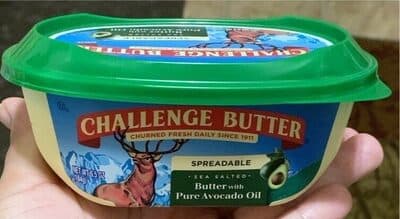 Butter with pure avocado oil