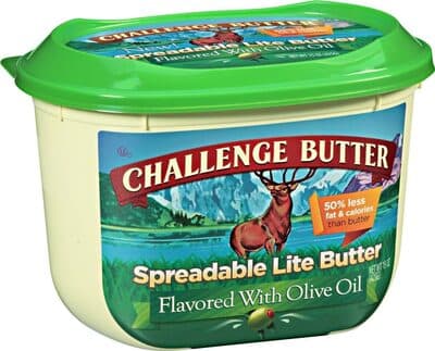 Spreadable Lite Butter Flavored With Olive Oil