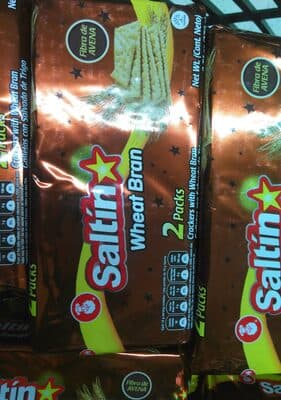 Bran Crackers With Wheat And Oats Fiber Packs